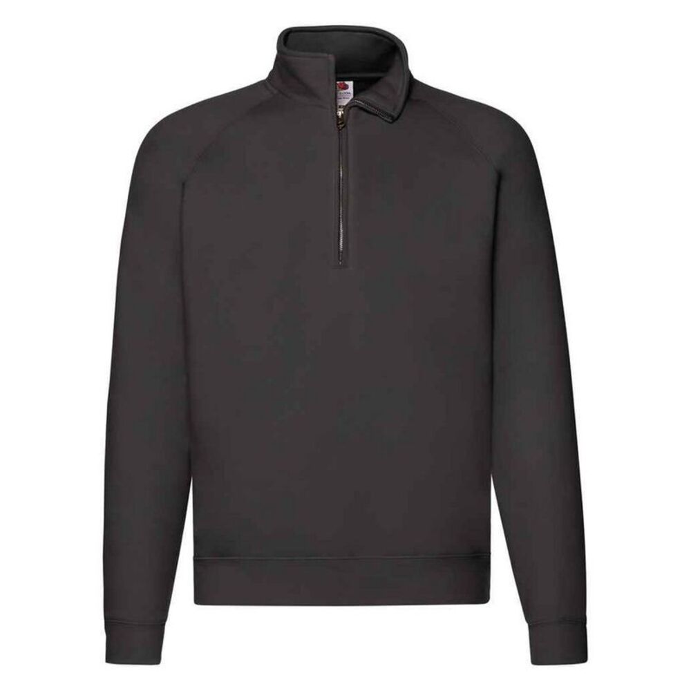 Fruit of the Loom Mens  Polycotton Sweatshirt / Black
